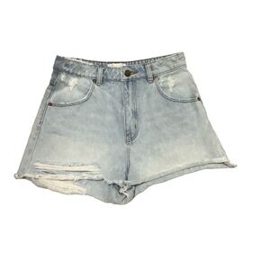 Rollas Dusters high waisted jean shorts size 26